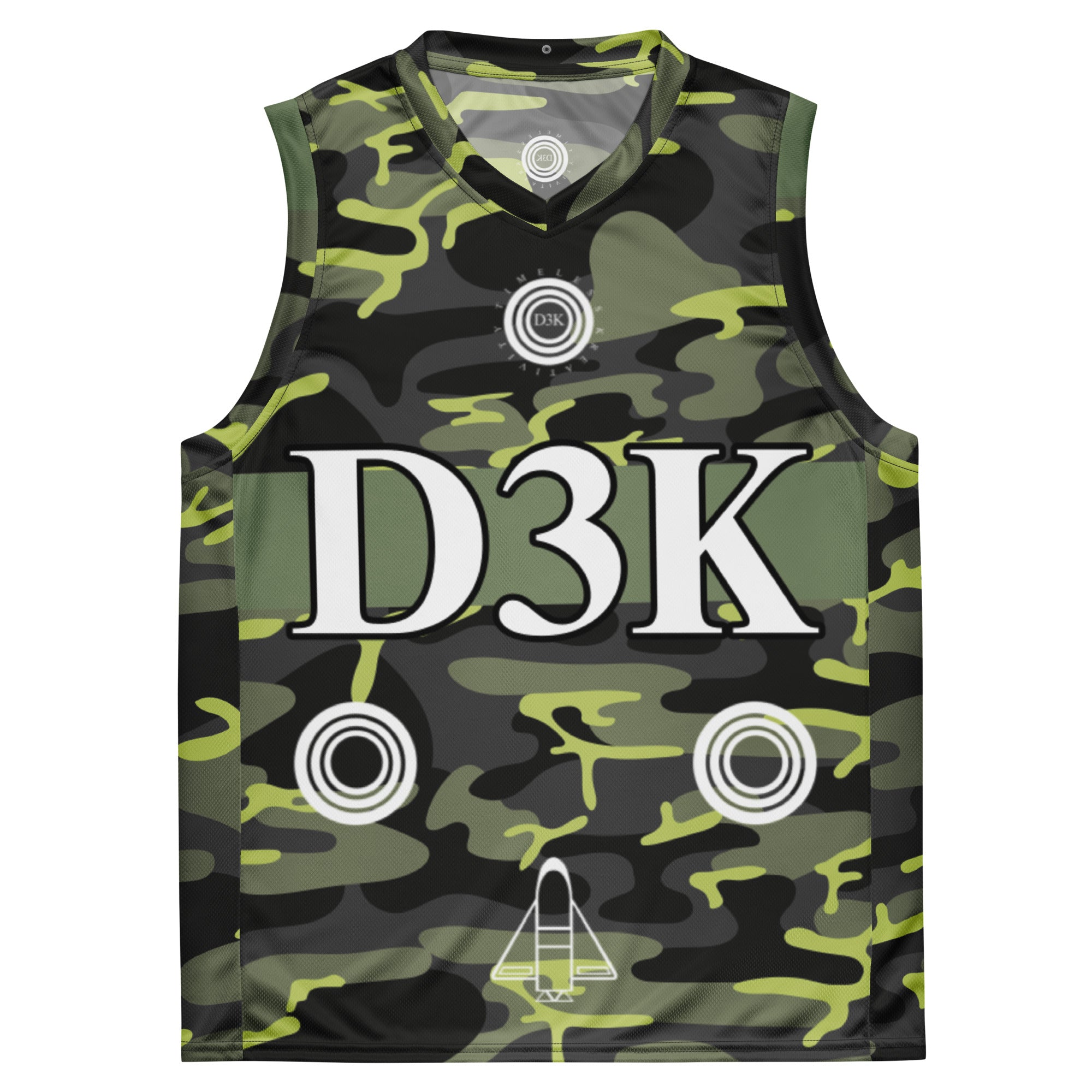 D3K Inspire Jersey Camo Green (03)