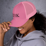 D3K S3 Unisex Trucker Cap (Black Text)