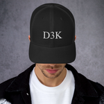 D3K S3 Unisex Trucker Cap (White Text)