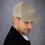 D3K S3 Unisex Trucker Cap (White Text)