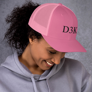 D3K S3 Unisex Trucker Cap (Black Text)