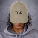 D3K S3 Unisex Trucker Cap (Black Text)